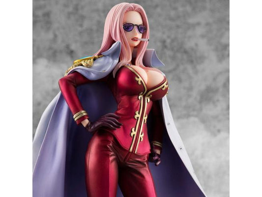 One Piece P.O.P. "Limited Edition" Pvc Black Cage Hina Statue 23 Cm