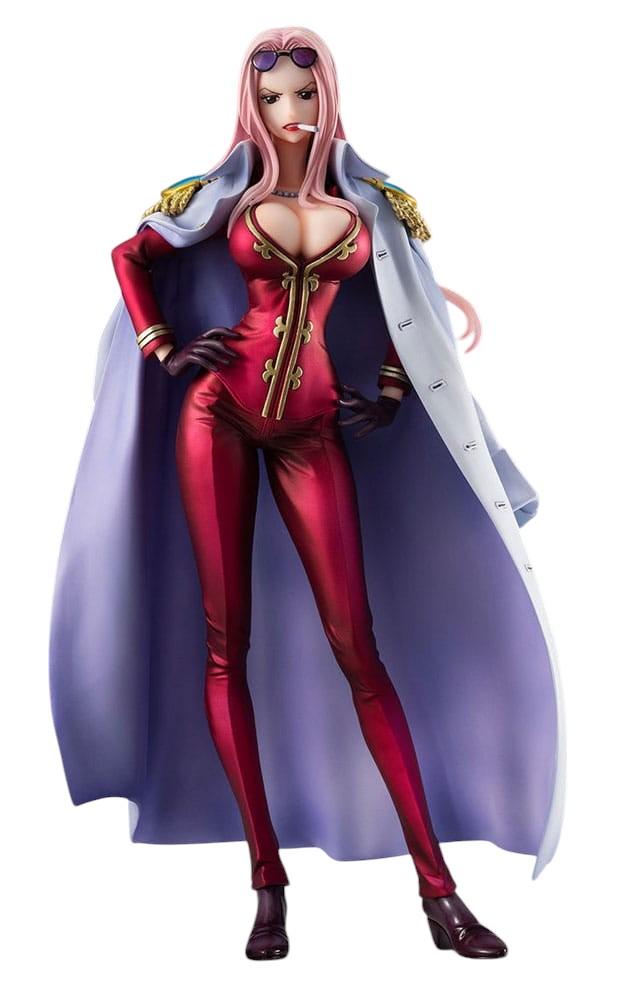 One Piece P.O.P. "Limited Edition" Pvc Black Cage Hina Statue 23 Cm