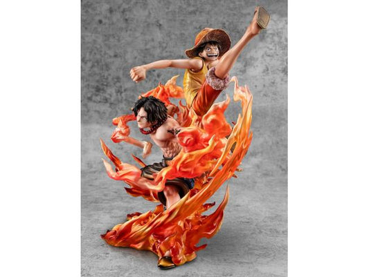 One Piece P.O.P "Maximum" PVC Statue Luffy & Ace Brother's Bond 25 Cm