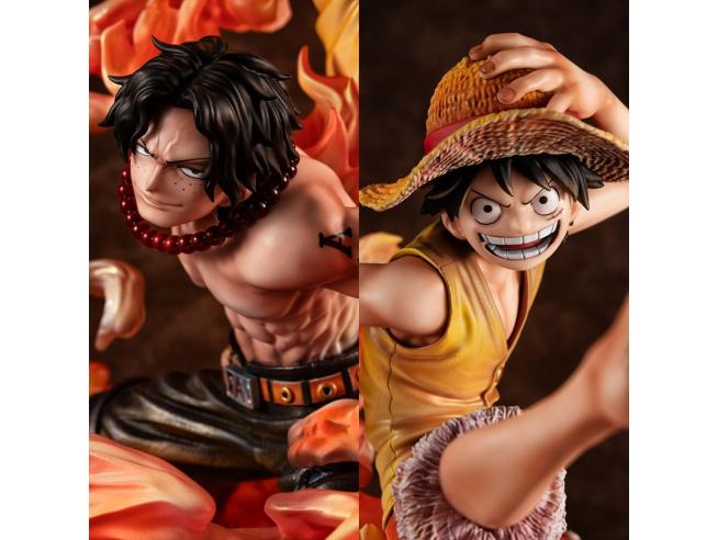 One Piece P.O.P "Maximum" PVC Statue Luffy & Ace Brother's Bond 25 Cm