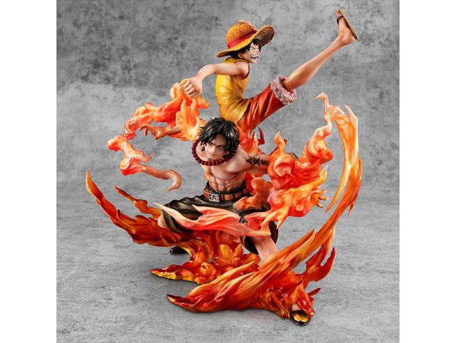 One Piece P.O.P "Maximum" PVC Statue Luffy & Ace Brother's Bond 25 Cm