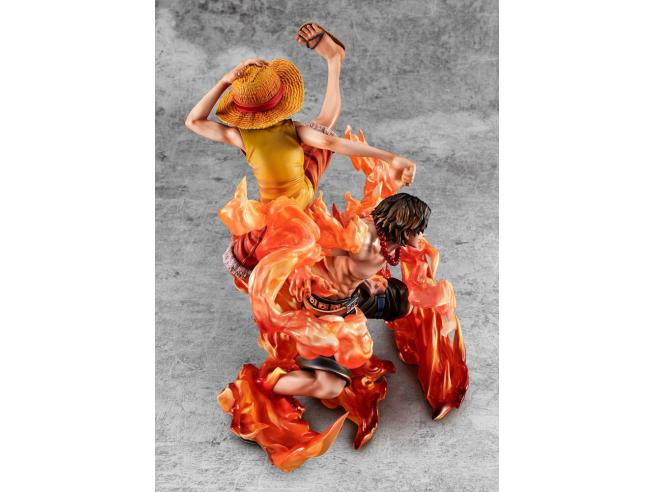 One Piece P.O.P "Maximum" PVC Statue Luffy & Ace Brother's Bond 25 Cm