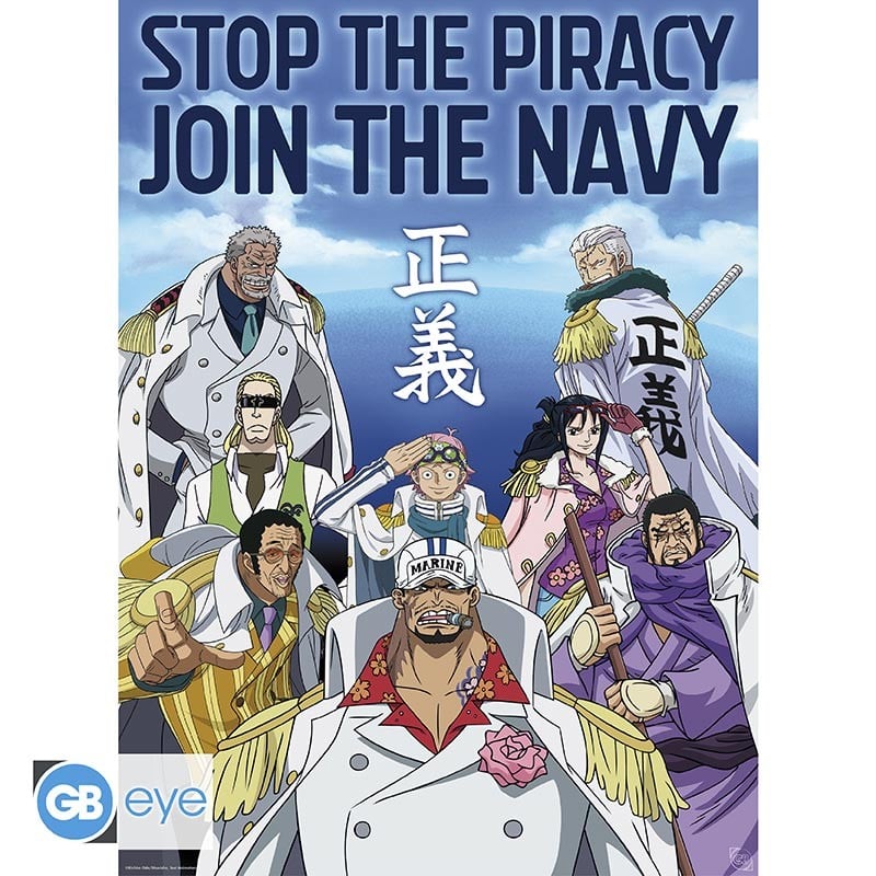ONE PIECE - Poster Chibi 52x38 - Marine Army