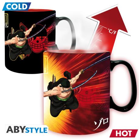 One Piece - Mug Heat Change - 460ml - Zoro & Sanji