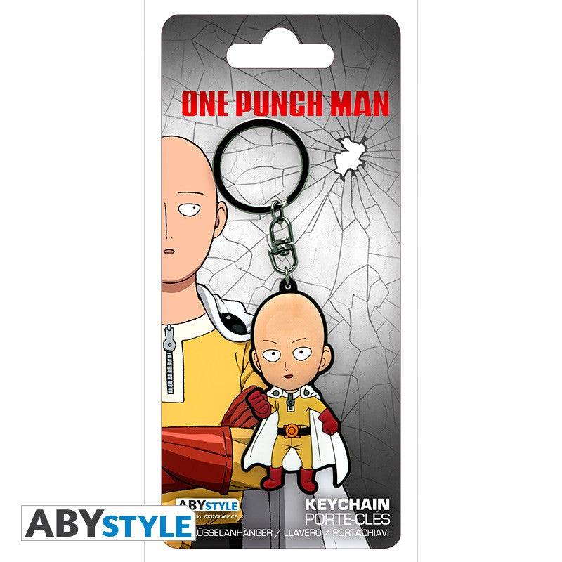 One Punch Man Saitama Keychain
