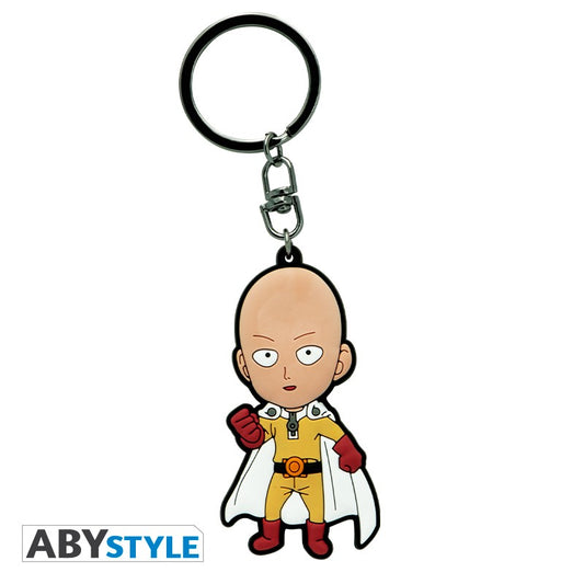 One Punch Man Saitama Keychain