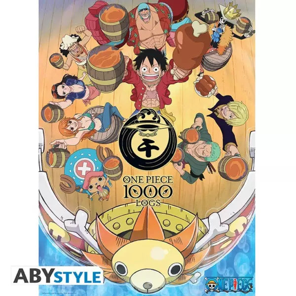 One Piece - Poster "1000 Logos to Say Hello" 52 x 38 cm