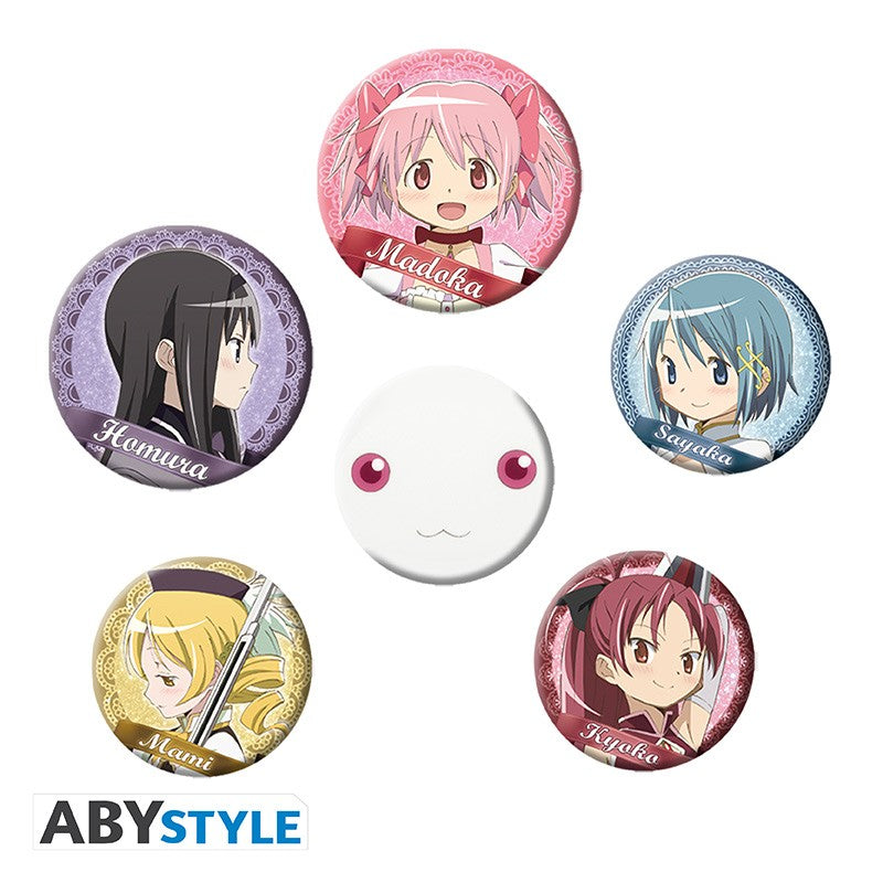 PUELLA MAGI MADOKA MAGICA - Badge Pack - Main Characters