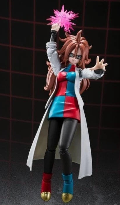 S.H. Figuarts Dragon Ball FighterZ Android 21 White Coat 14 cm