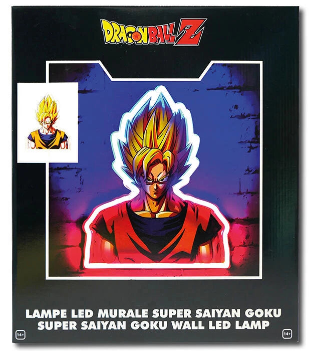 Dragon Ball Z Goku Super Saiyan II Neon Wall Lamp Wall Light Lamp