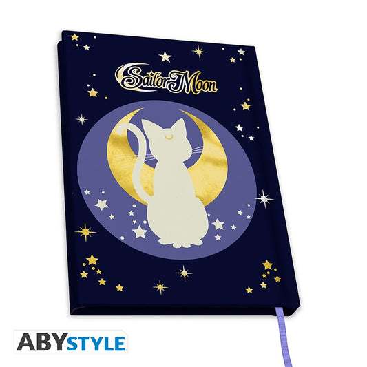 Sailor Moon A5 Notebook Premium: Luna & Artemis