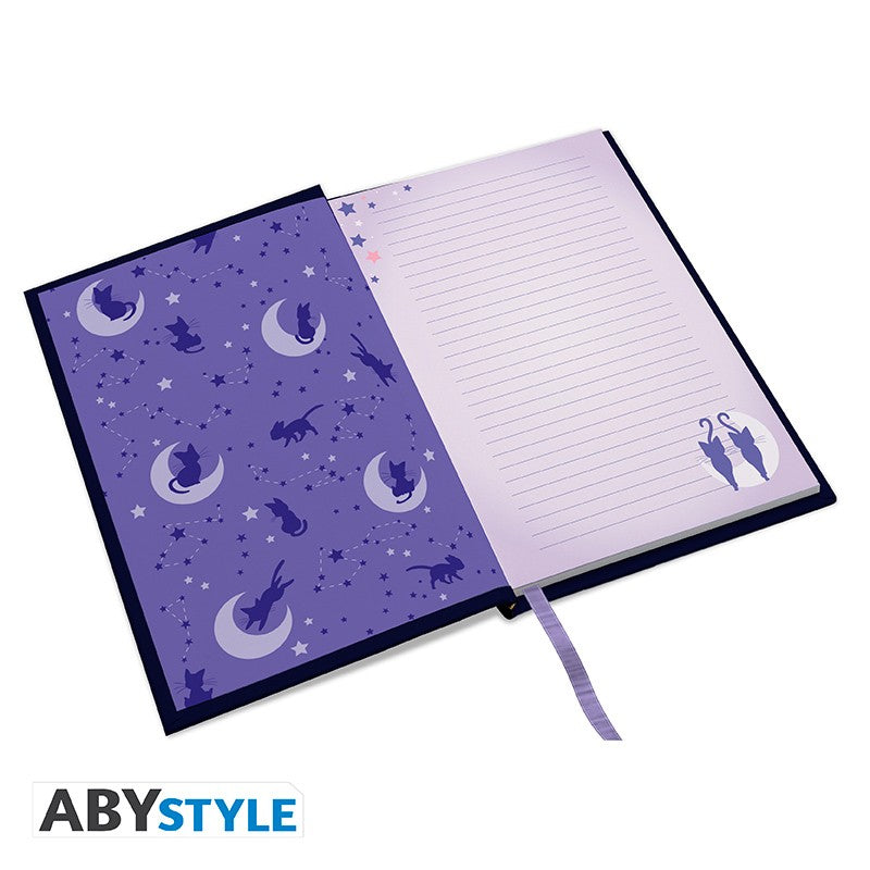 Sailor Moon A5 Notebook Premium: Luna & Artemis