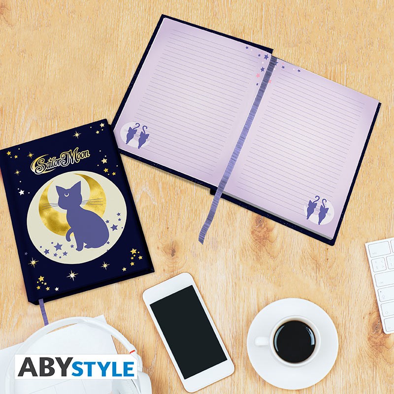 Sailor Moon A5 Notebook Premium: Luna & Artemis