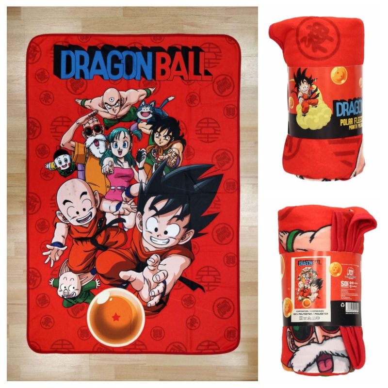 Dragon Ball Characters fleece blanket