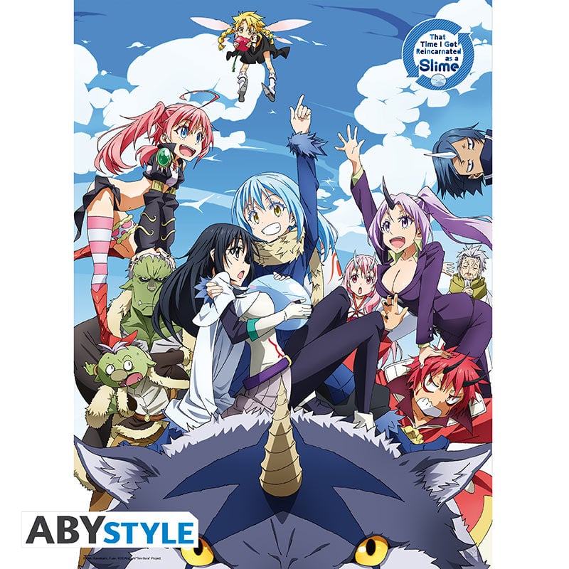 That Time I Got Reincarnated As A Slime Group Poster 52 x 38 cms