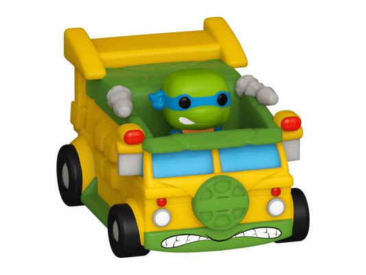 Bitty POP figure Ride Teenage Mutant Ninja Turtles Leonardo and Turtle Van