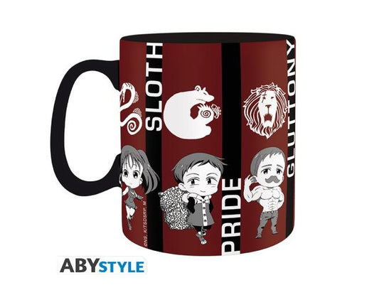 The Seven Deadly Sins - Mug - 460 Ml - Chibi Sins - Box