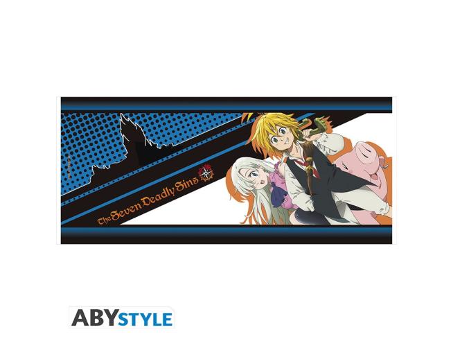 The Seven Deadly Sins Mug Meliodas, Elizabeth, Hawk da 320 ml