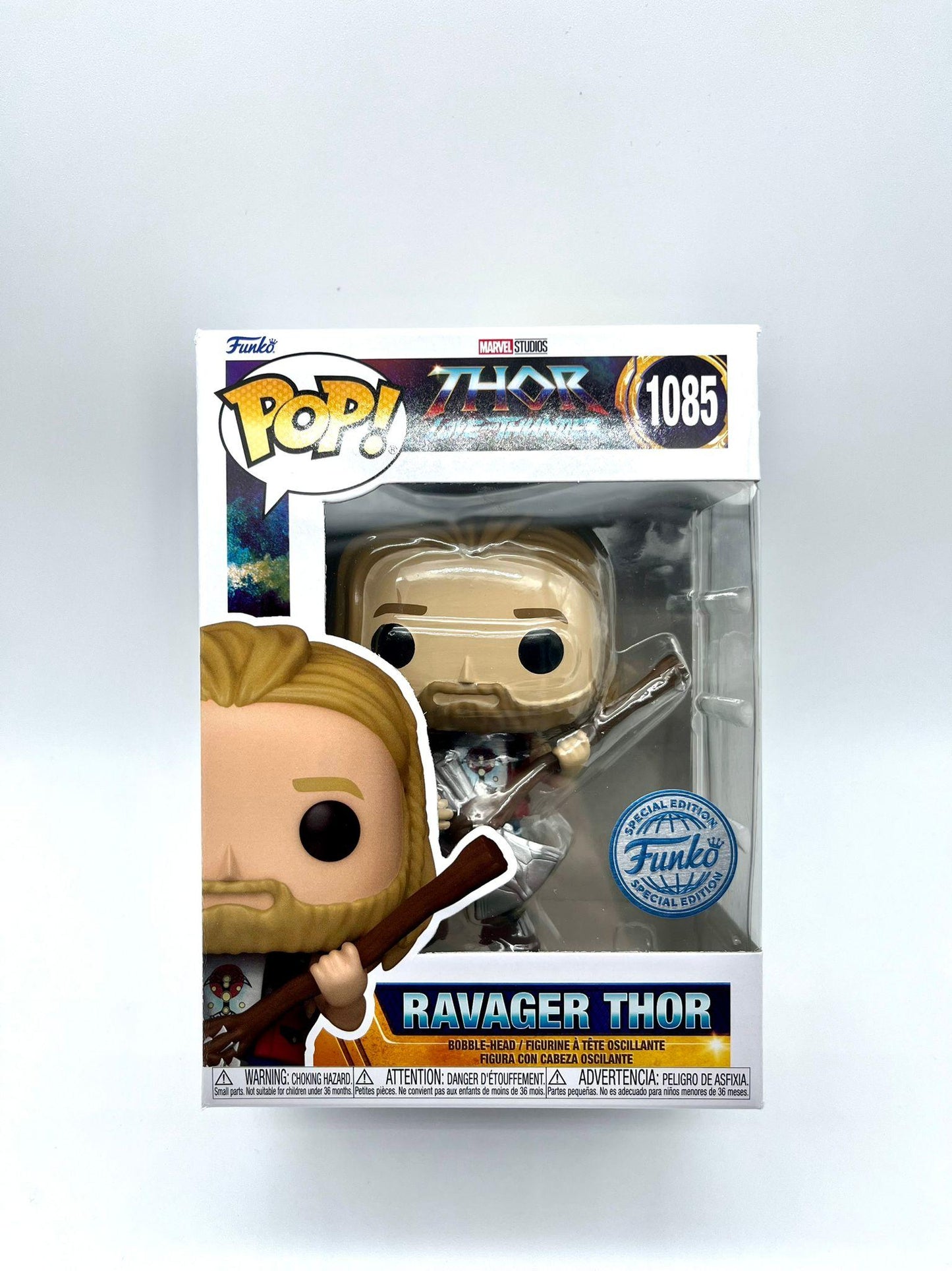 Thor Love And Thunder Pop! Marvel Vinyl Figure Ravager Thor 9 Cm 1085