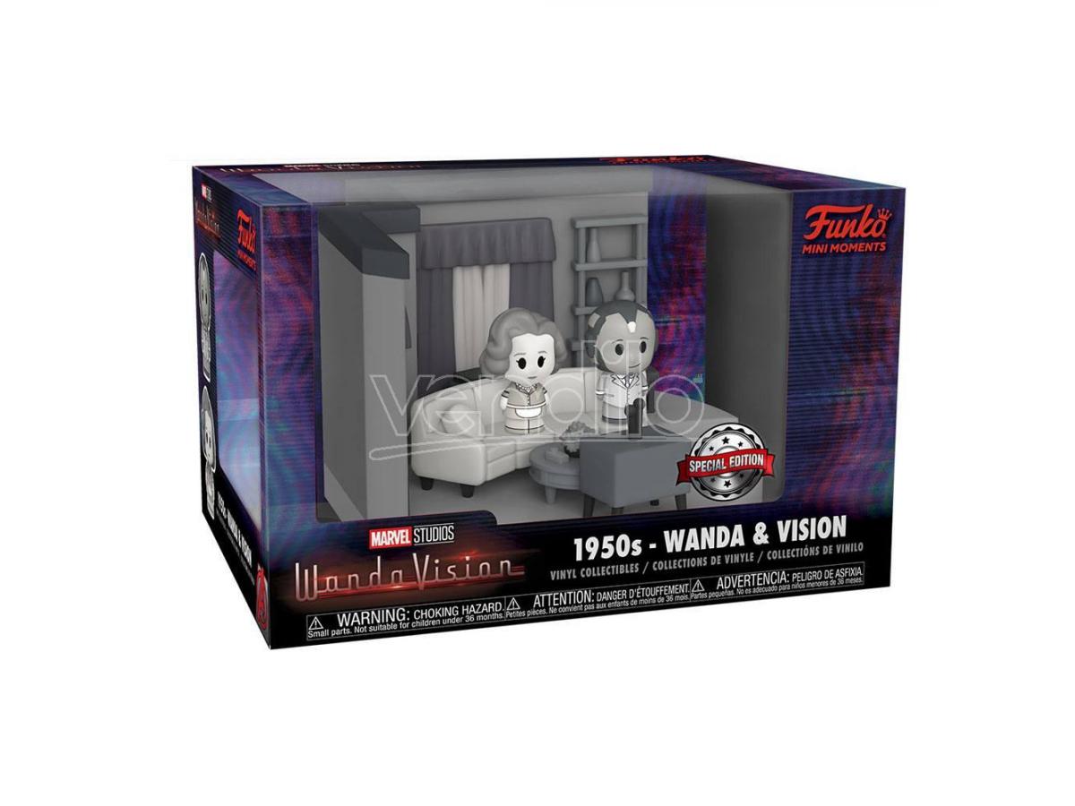 Wandavision Pop! Mini Moment Vinile Figura Set Lr 50's 9 Cm Funko