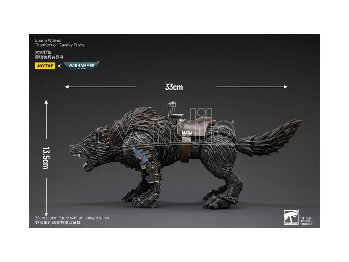 Warhammer 40k Action Figure 1/18 Space Wolves Thunderwolf Cavalry Frode Joy Toy (cn)