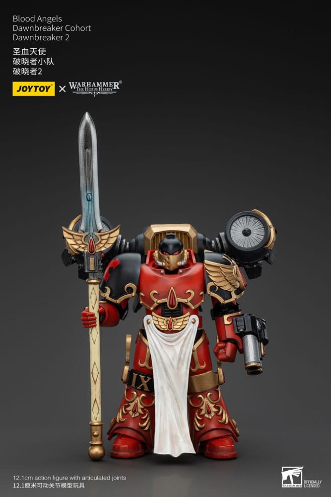 Warhammer The Horus Heresy Action Figure 1/18 Blood Angels Dawnbreaker Cohort Dawnbreaker 2 13 Cm Joy Toy (cn)