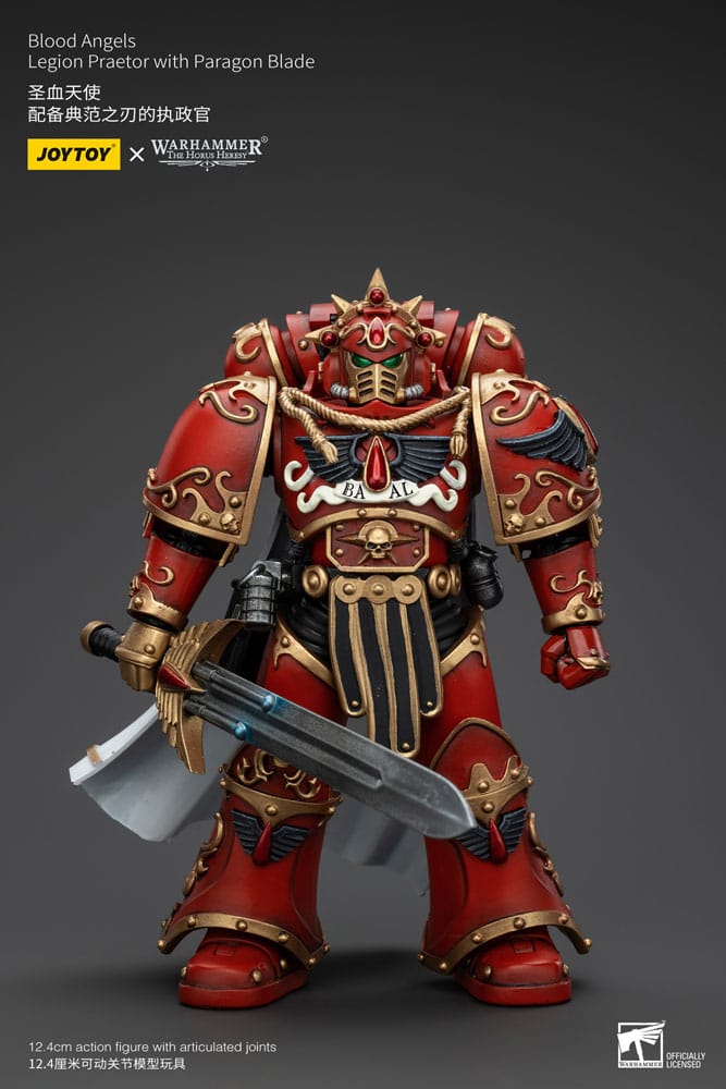 Warhammer The Horus Heresy Action Figure 1/18 Blood Angels Legion Praetor with Paragon Blade 13 cm Joy Toy (cn)