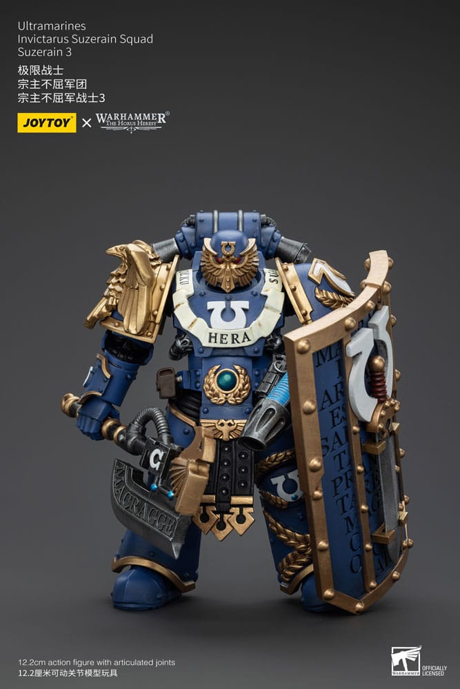 Warhammer The Horus Heresy Action Figure 1/18 Ultramarines Invictarus Suzerain Squad Suzerain 3 12 Cm Joy Toy (cn)