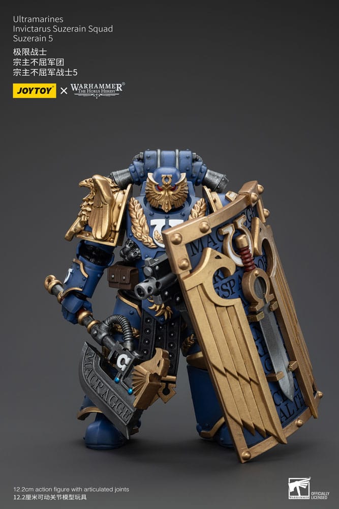 Warhammer The Horus Heresy Action Figure 1/18 Ultramarines Invictarus Suzerain Squad Suzerain 5 12 Cm Joy Toy (cn)