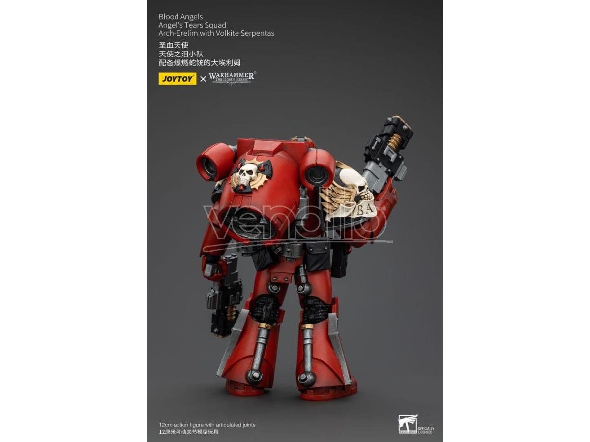 Warhammer The Horus Heresy Action Figure 1/18 Blood Angels Angel's Tears Squad Arch-erelim with Volkite Serpentas 12 cm Joy Toy