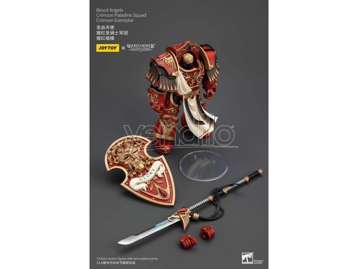 Warhammer The Horus Heresy Action Figure 1/18 Blood Angels Crimson Paladins Squad Crimson Exemplar 14 Cm Joy Toy (cn)