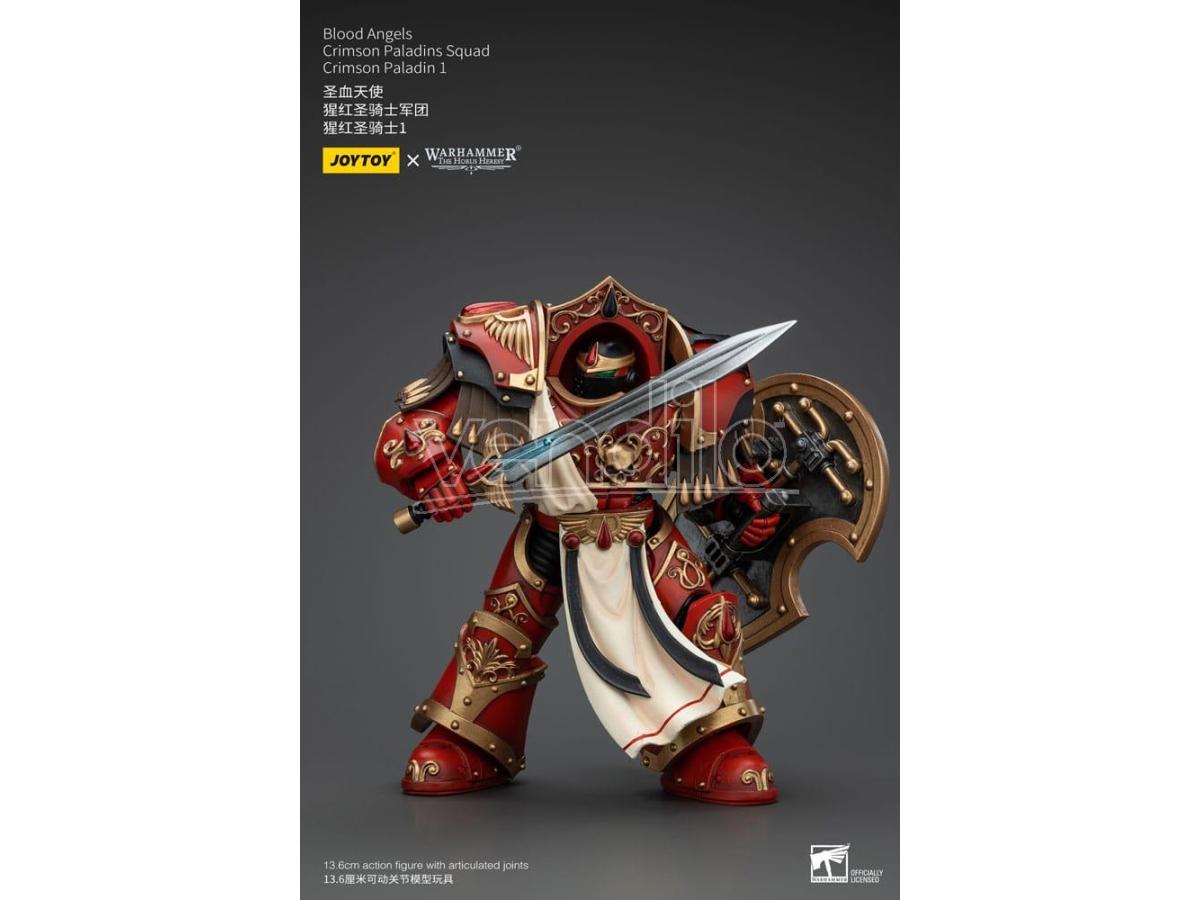 Warhammer The Horus Heresy Action Figure 1/18 Blood Angels Crimson Paladins Squad Crimson Paladin 1 14 Cm Joy Toy (cn)