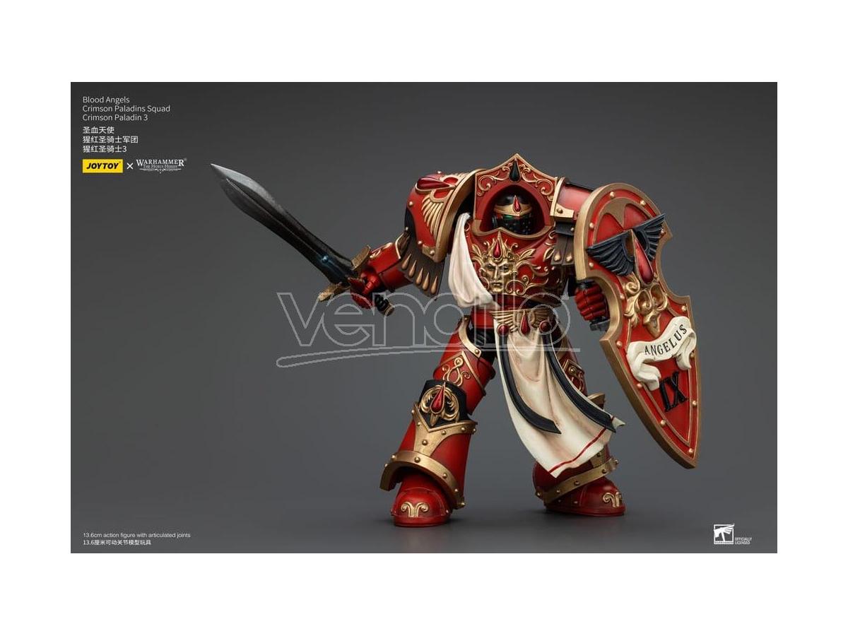 Warhammer The Horus Heresy Action Figure 1/18 Blood Angels Crimson Paladins Squad Crimson Paladin 3 14 Cm Joy Toy (cn)