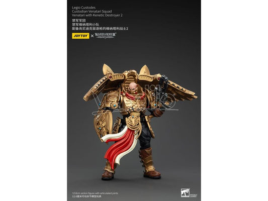 Warhammer The Horus Heresy Action Figure 1/18 Legio Custodes Custodian Venatari Squad Venatari Con Kenetic Destroyer 2 13 cm