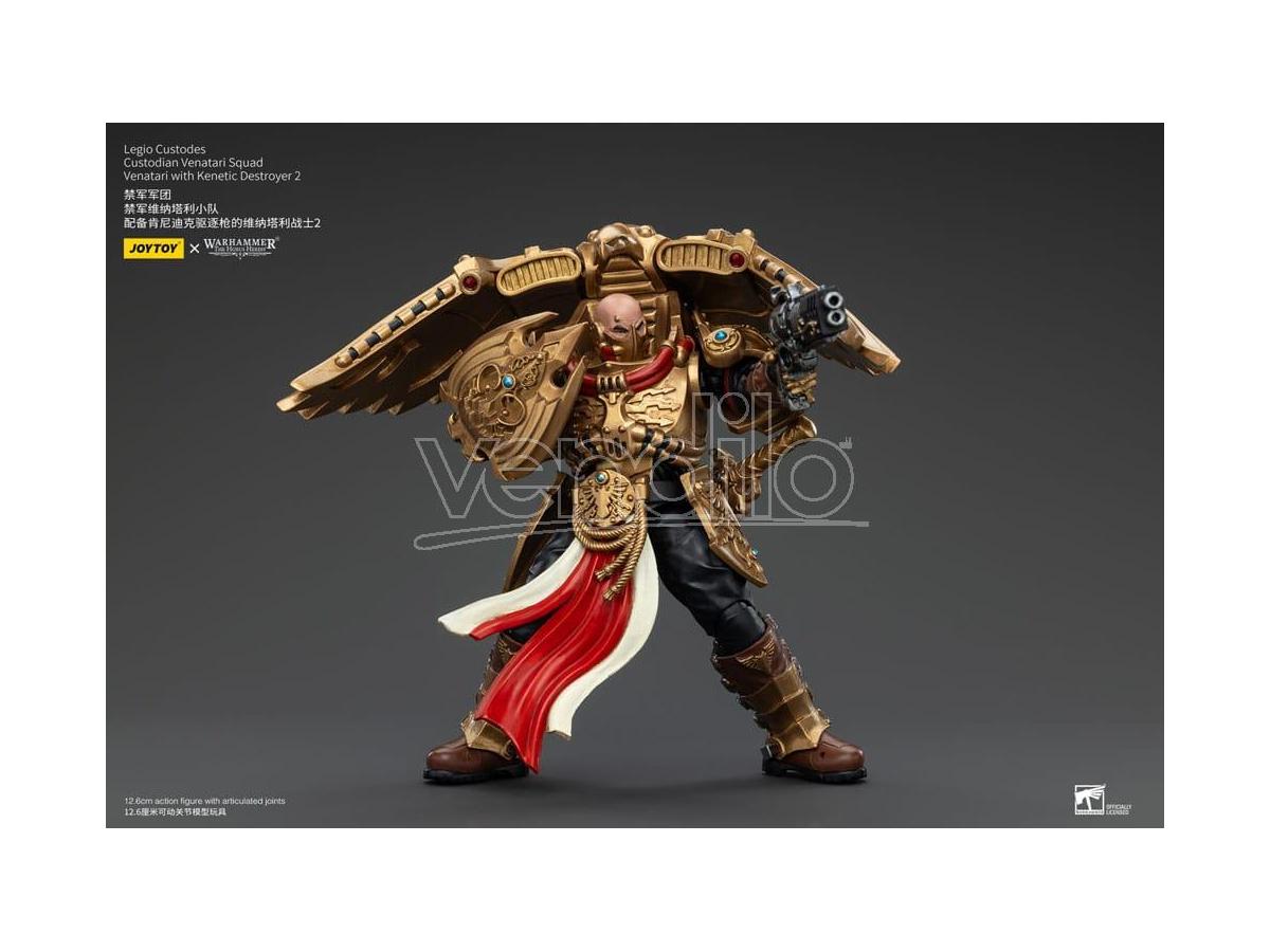 Warhammer The Horus Heresy Action Figure 1/18 Legio Custodes Custodian Venatari Squad Venatari Con Kenetic Destroyer 2 13 cm