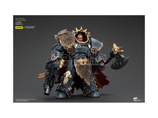 Warhammer The Horus Heresy Action Figure 1/18 Space Wolves Hvarl Red-blade 14 Cm Joy Toy (cn)