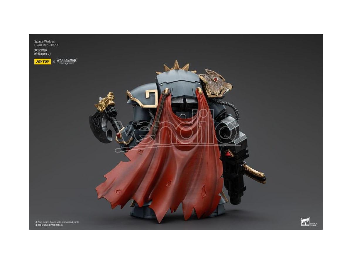Warhammer The Horus Heresy Action Figure 1/18 Space Wolves Hvarl Red-blade 14 Cm Joy Toy (cn)