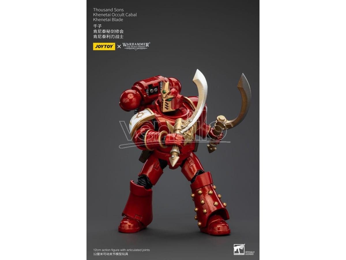 Warhammer The Horus Heresy Action Figure 1/18 Thousand Sons Khenetai Occult Cabal Khenetai Blade 12 Cm Joy Toy (cn)