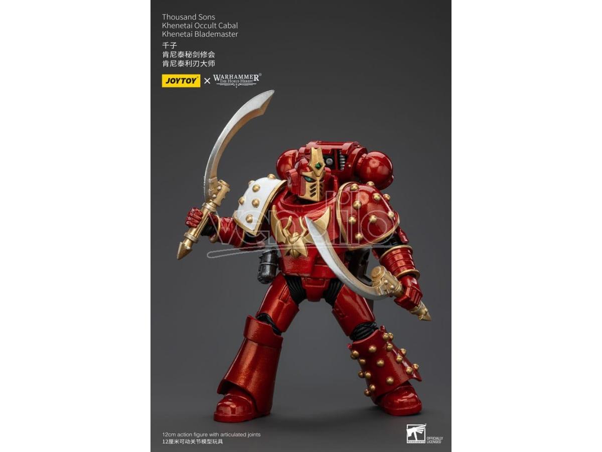 Warhammer The Horus Heresy Action Figure 1/18 Thousand Sons Khenetai Occult Cabal Khenetai Blademaster 12 Cm Joy Toy (cn)