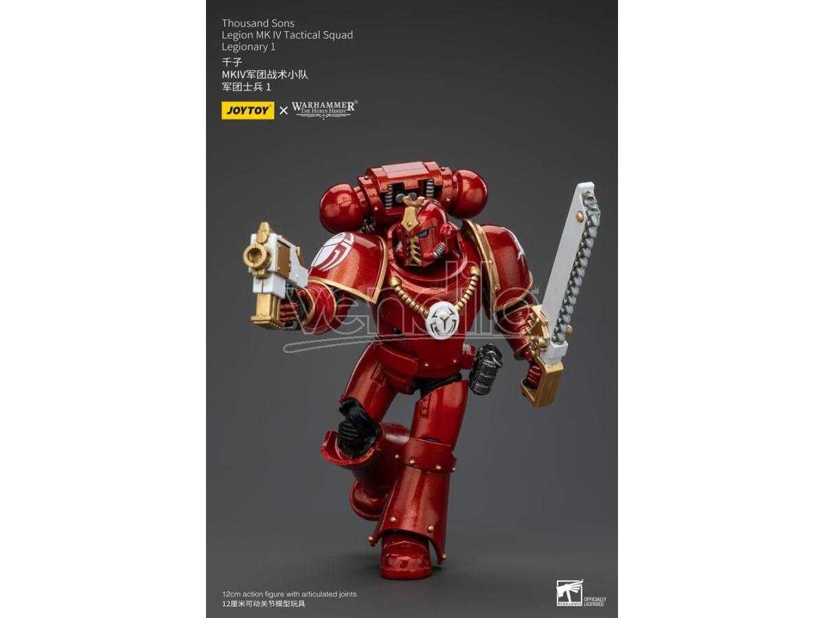 Warhammer The Horus Heresy Action Figure 1/18 Thousand Sons Legion Mk Iv Tactical Squad Legionary 1 12 Cm Joy Toy (cn)