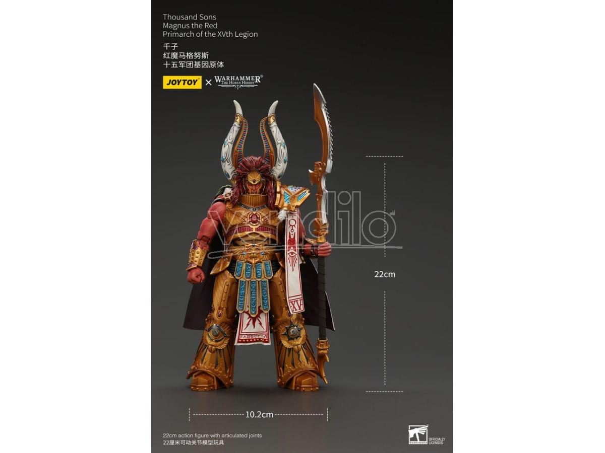 Warhammer The Horus Heresy Action Figure 1/18 Thousand Sons Magnus The Red Primarch Of The Xvth Legion 12 Cm Joy Toy (cn)