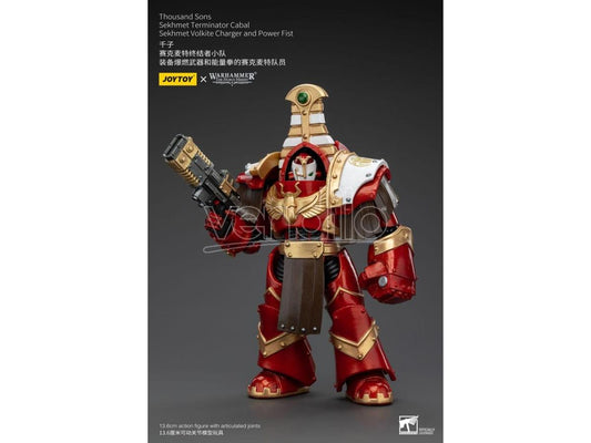 Warhammer The Horus Heresy Action Figure 1/18 Thousand Sons Sekhmet Terminator Cabal Sekhmet Volkite Charger E Power Fist 14