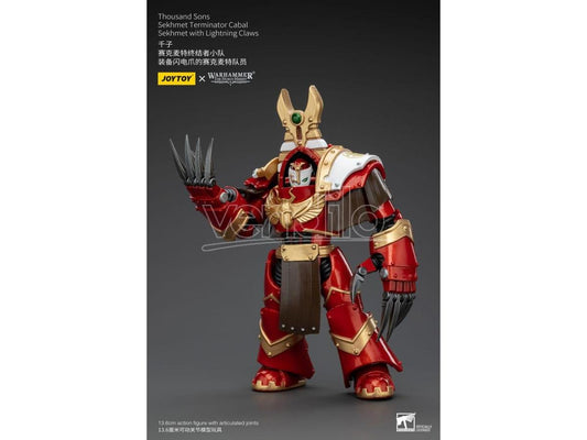 Warhammer The Horus Heresy Action Figure 1/18 Thousand Sons Sekhmet Terminator Cabal Sekhmet with Fulmineclaws 14 cm Joy Toy