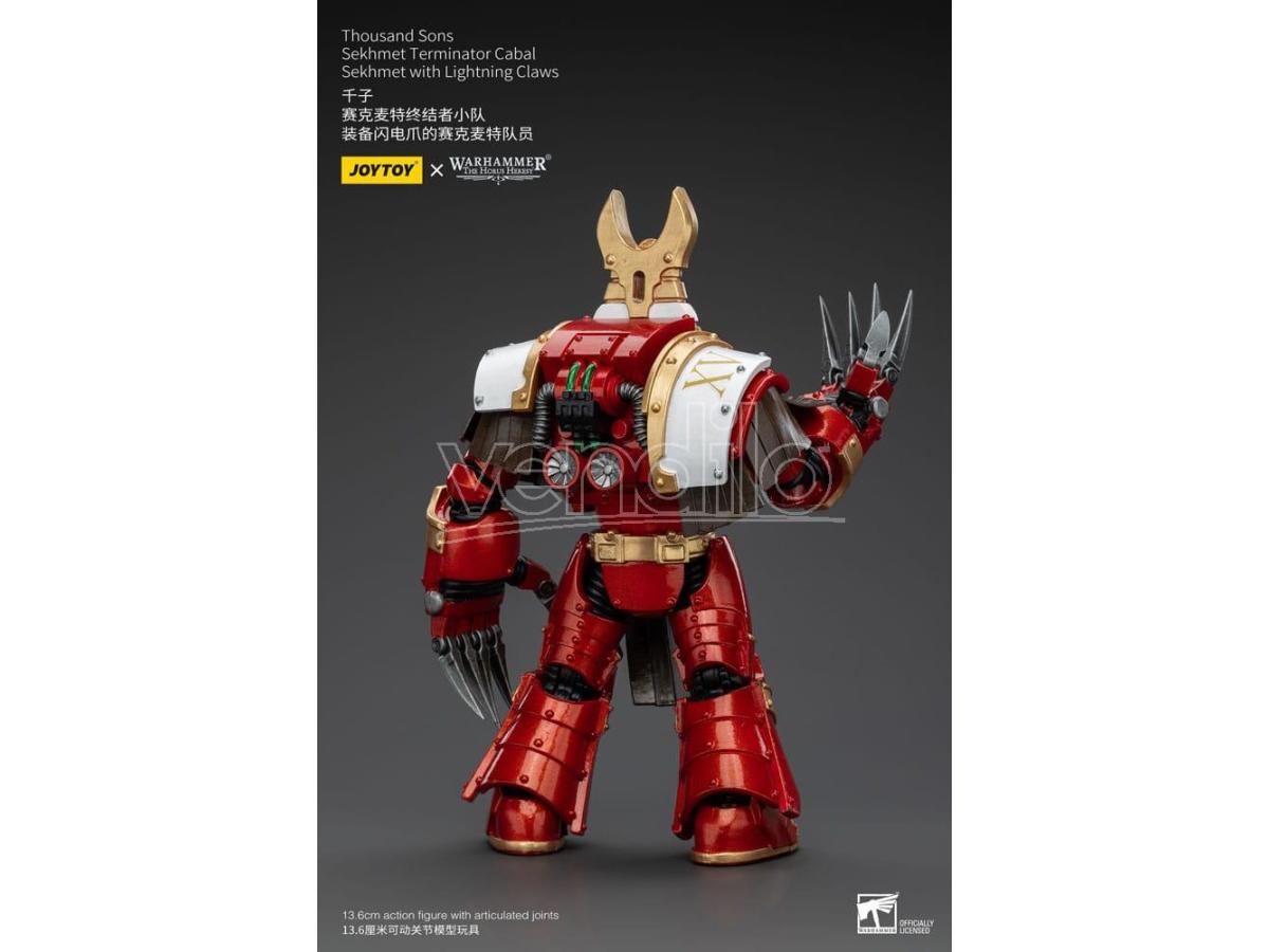 Warhammer The Horus Heresy Action Figure 1/18 Thousand Sons Sekhmet Terminator Cabal Sekhmet with Fulmineclaws 14 cm Joy Toy
