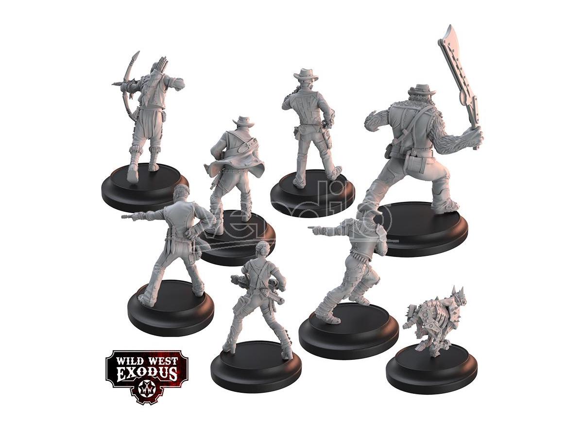 WWE THE DEADLY SEVEN STARTER SET WARGAME WARCRADLE STUDIOS