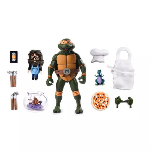 Teenage Mutant Ninja Turtles Cartoon Ultimate Michelangelo VHS figure 18cm