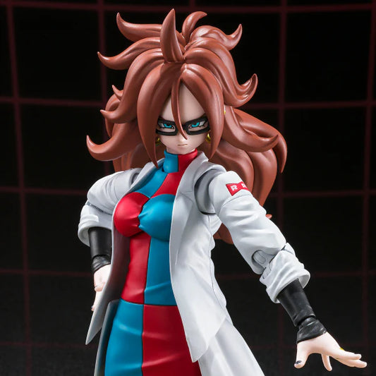 S.H. Figuarts Dragon Ball FighterZ Android 21 White Coat 14 cm