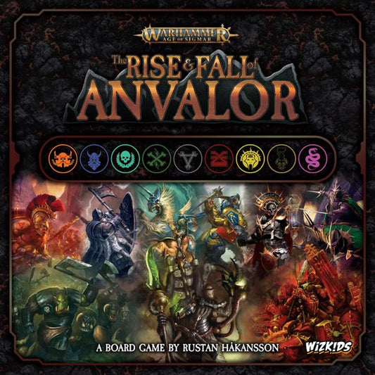 Wizkids Warhammer The Rise & Fall of Anvalor Board Game