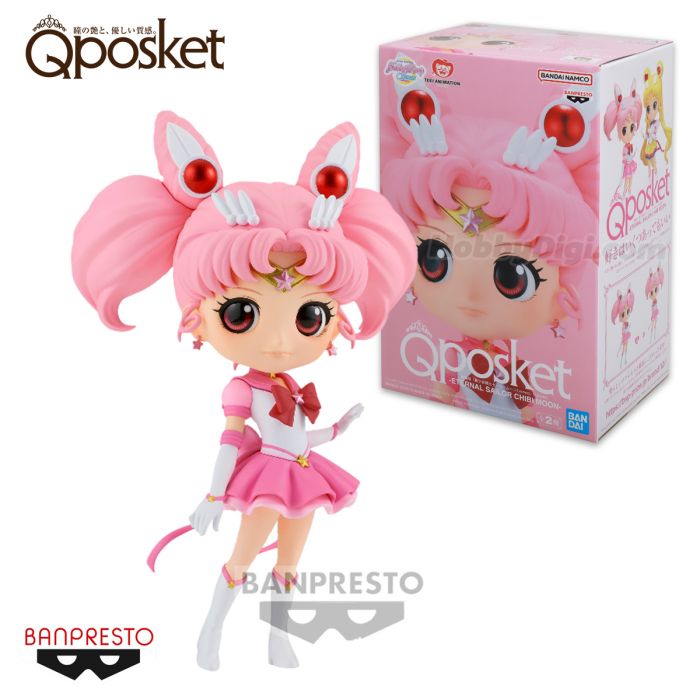 Pretty Guardian Sailor Moon Cosmos the Movie Eternal Sailor Chibi Moon ver.A Q posket figure 13cm