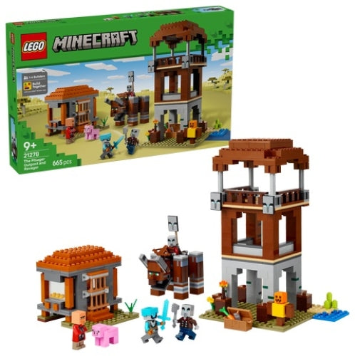 LEGO MINECRAFT 21278 - THE PLUNDERER & RAIDER'S OUTPOST